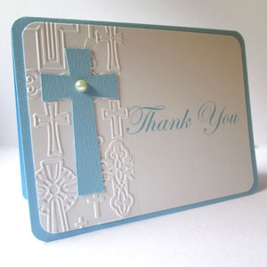 10 cartes de remerciement pour baptême garçon, baptême, première communion, notes de remerciement de confirmation, cartes de baptême faveurs de baptême décorations de baptême