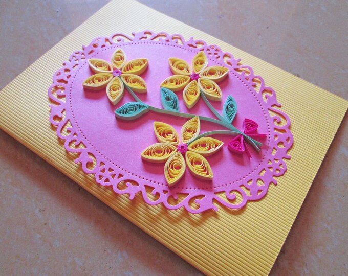 Mother's Day Card/ Quilling/ Mothers Day Card/ Paper Etsy