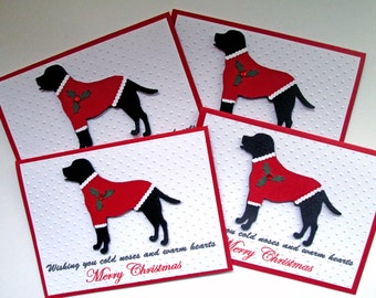 Labrador Dog Christmas Cards Set, Holiday Cards, Boxed Christmas Card Sets, Holiday Card Set, Merry Christmas Card Sets