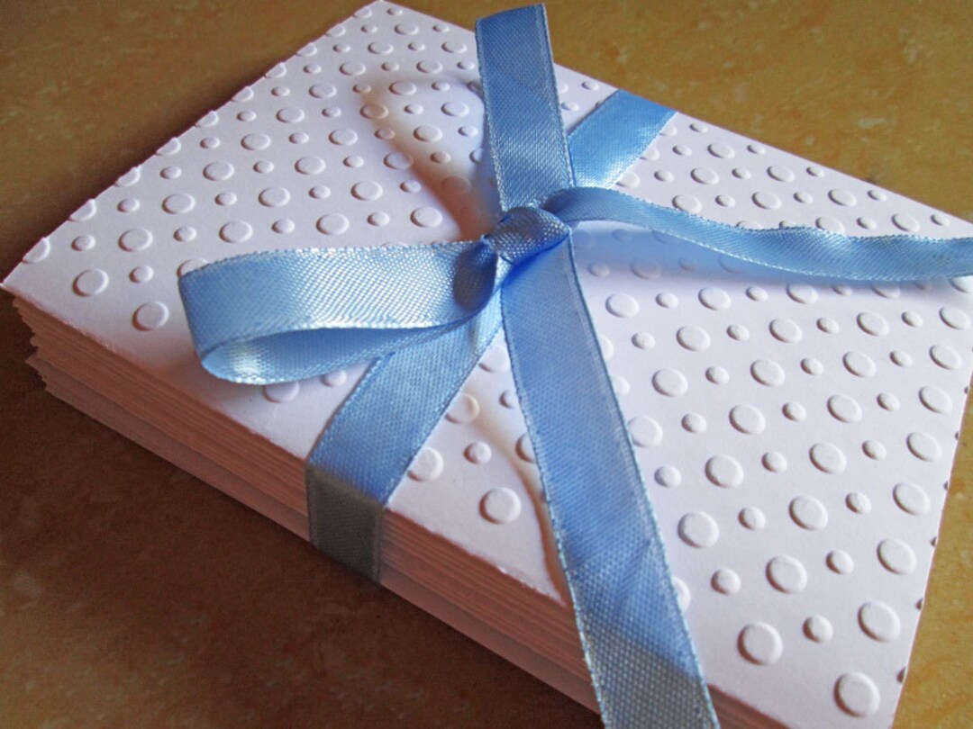 Embossed Cards Set of 8 Embossed Card Set Note Card Set Etsy