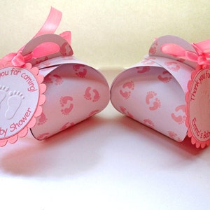Boîtes de faveur de douche de bébé, faveurs de douche de bébé personnalisées, coffrets cadeaux, cotillons, boîtes de bonbons, décorations de douche de bébé - lot de 10