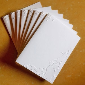 Lot de 8 cartes en relief chien, cartes chien, jeu de cartes chien, cartes de voeux, cartes de sympathie pour animal de compagnie, cartes de correspondance vierges, cartes de remerciement, jeu de 8 cartes pour amoureux des chiens