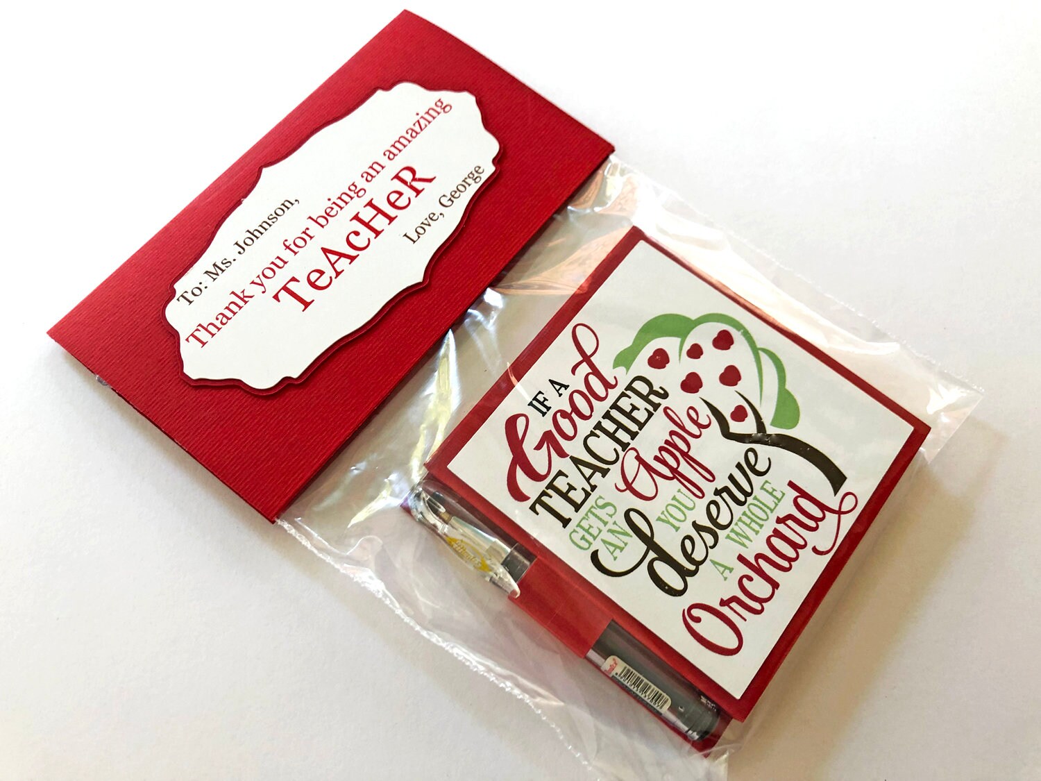 Teacher Appreciation Gifts, End of the Year Gift, Thank You Teacher ...