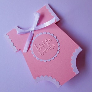Folded baby cheap shower invitations