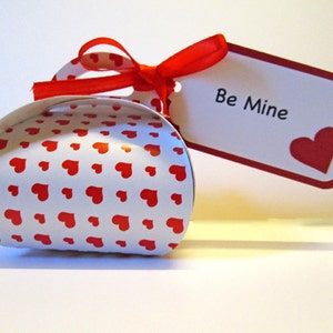 Valentines Day Treat Bags, Valentine's Day Candy Boxes, kids valentine, classroom valentine, Valentine Favor Boxes, Heart Box of chocolates image 4