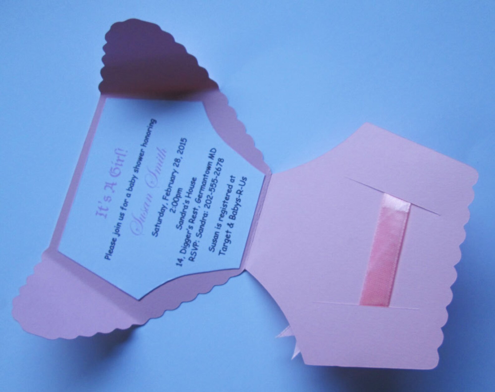 10 Girl Baby Shower Invitations Pink Baby Shower Invites Etsy