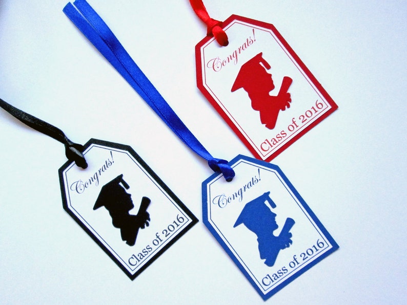 Graduation Favor Tags, Gift Tags, Graduation Tags, High School, College Graduation Party Decorations, Hang Tags, Class of 2024-10 image 4