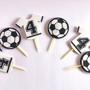 Soccer Cupcake Toppers, Soccer Toppers, Soccer Birthday, Soccer Party Decor, Soccer cupcakes, Soccer Decorations Sports Party Football theme