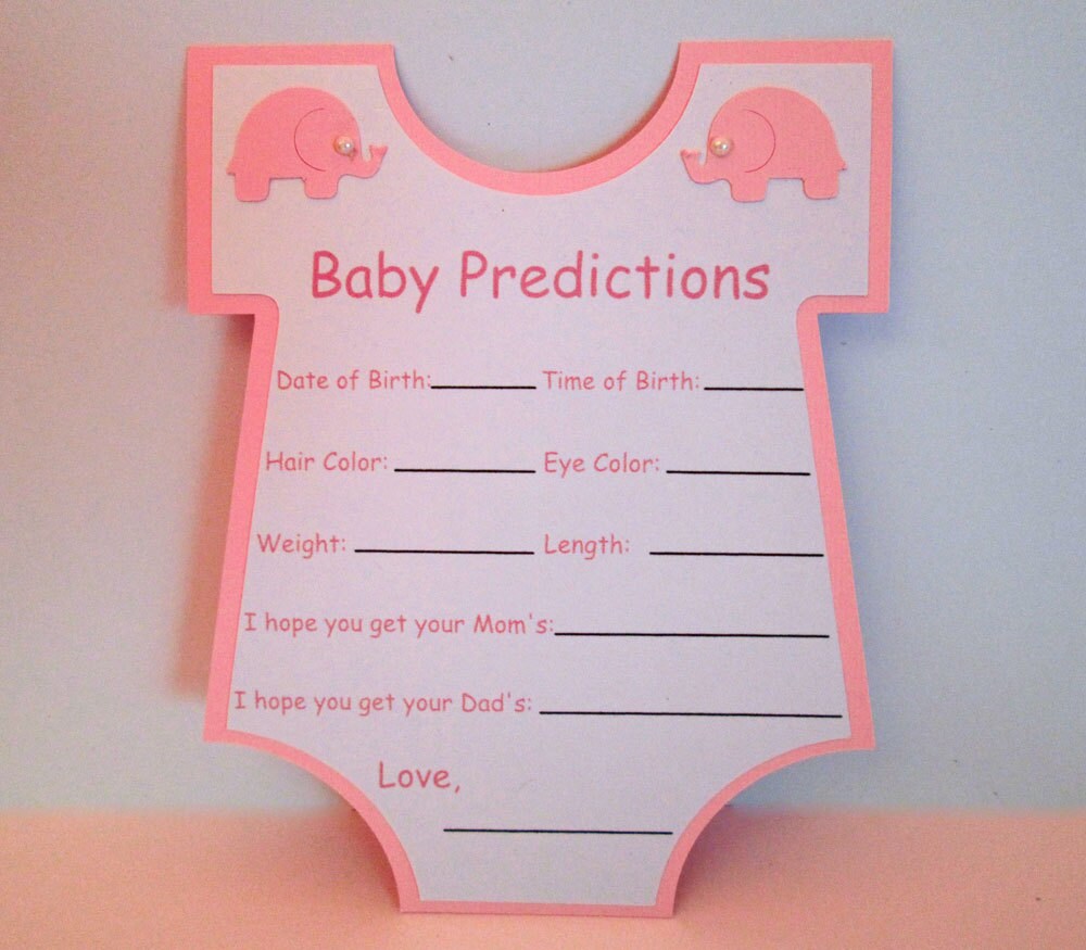 Buy 10 Baby Shower Games Baby Prediction Cards Baby Shower Online in