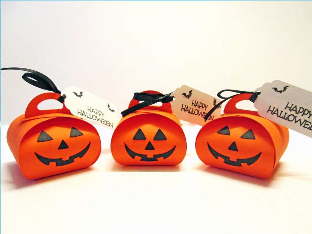 Halloween Treat Boxes, Halloween Party Favors, Halloween Favor Boxes