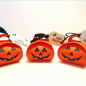 Boîtes de friandises d’Halloween, faveurs de fête d’Halloween, boîtes de faveur d’Halloween, sacs de friandises, décoration d’Halloween, boîte à bonbons - Ensemble de 10