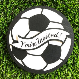 Fußball-Einladungen, Sport-Geburtstags-Party-Einladungen, Fußball-Einladungen, Fußball-Einladung-10
