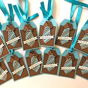 Father's Day Favor Tags, Happy Fathers Day Gift Tags, Best Dad Ever, Gift For Dad, Set of 5 image 7