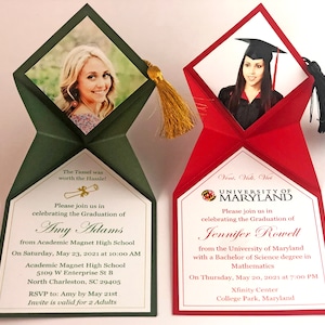 Graduation Invitation, Graduation Announcement