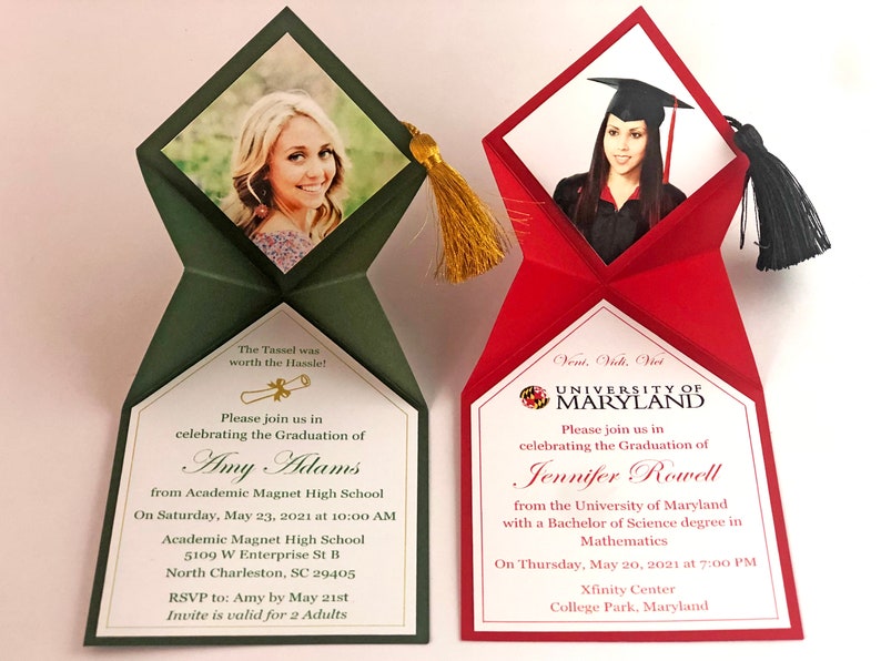 Graduation Invitation 2023 High School Grad Party Invites Etsy