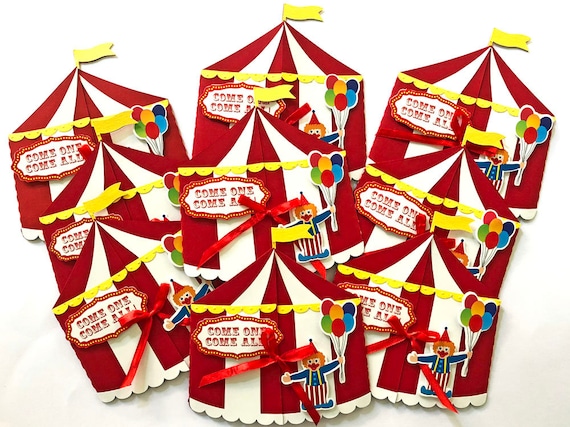 circus invitation carnival invitation circus birthday etsy circus invitation