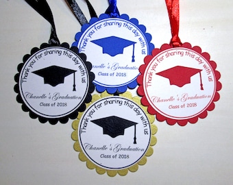 Graduation Gift Tags, Graduation Tags, High School, College Graduation Party Decorations, Class of 2023, Personalized Favor Tags, Hang tags
