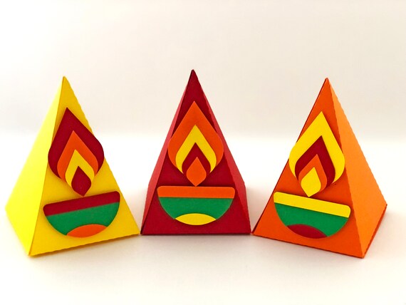 Happy Diwali, Gift Boxes, Festival of Lights Favor Box, Diwali Decoration, Hindu Indian Sweets Box, Candy Chocolates Mithai Boxes-12
