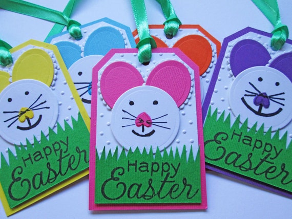 Easter Gift Tags, Happy Easter Tags, Easter Bunny Tags, Easter Favor Tags, Easter Hang Tags