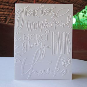 Tarjetas en relieve, juego de 8, juego de tarjetas en relieve, tarjetas de agradecimiento, juego de tarjetas de notas, juego de tarjetas de papelería, tarjetas de felicitación en blanco, papelería de boda