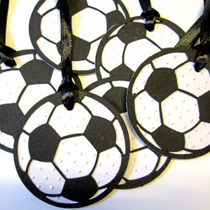 20 Personalized Soccer Gift Tags, Soccer Birthday, Soccer Tags, Soccer Party Decor, Soccer Favor Tags, Bag Tags, Thank You Tags, Favors