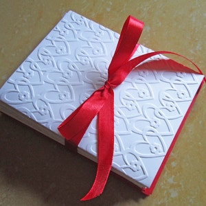 Herzen Valentinstagskarten, Valentinstagskarten, Geprägte Karten, Briefkarten, Blanko Grußkarten, Dankeskarten, Grußkarten Set, Briefpapier