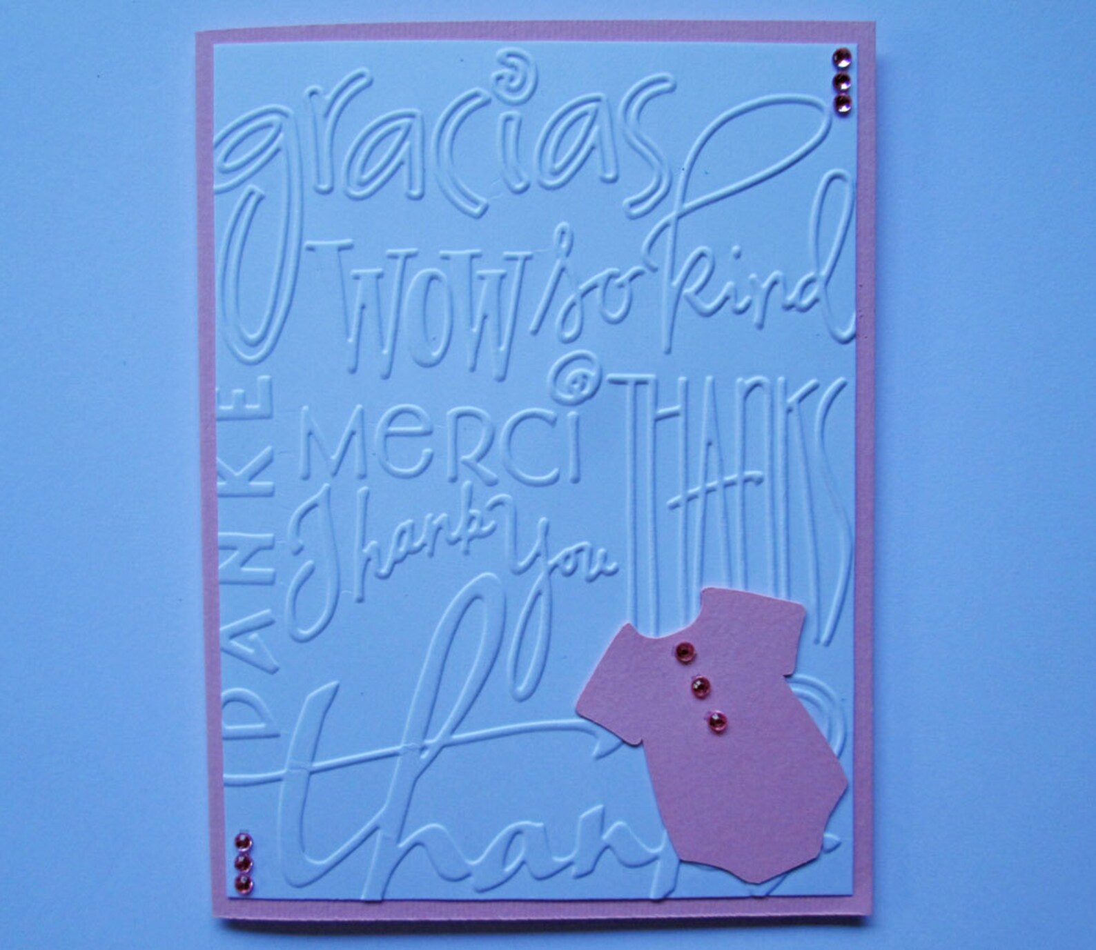 20 Pink Baby Shower Thank You Cards Baby Thank You Cards Etsy