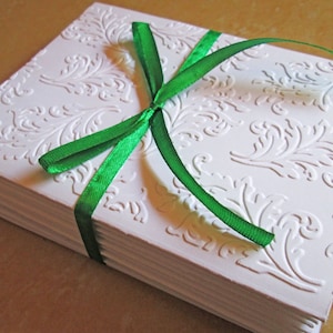 Blätter geprägtes Karten-Set / Notiz-Karten-Set / Briefpapier-Karten-Set / Happy Birthday-Karten-Set / Hochzeits-Briefpapier / Alle Gelegenheits-Karten