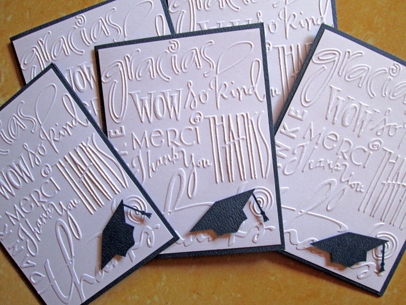 Graduation Thank You Cards High School Graduation Cards Etsy