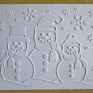 Cartes de Noël bonhommes de neige - lot de cartes de Noël - cartes de vœux - lots de cartes de Noël en boîte - lot de cartes de vœux - jeux de cartes joyeux Noël