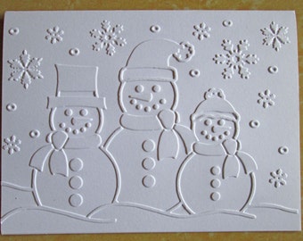 Cartes de Noël bonhommes de neige - lot de cartes de Noël - cartes de vœux - lots de cartes de Noël en boîte - lot de cartes de vœux - jeux de cartes joyeux Noël