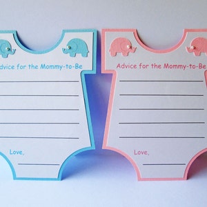 10 tarjetas de consejos para baby shower, tarjetas de consejos para bebés, juegos de baby shower, deseos para el bebé, palabras de sabiduría, tarjeta de mono para bebé, tarjeta de elefante, perla
