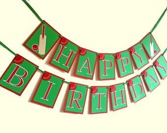 Pancarta de críquet, pancarta de cumpleaños de críquet, decoraciones de cumpleaños de críquet, decoraciones para fiestas de críquet, guirnalda de críquet, letrero de críquet, banderines