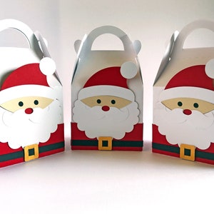 Weihnachtsgeschenkboxen, Weihnachtsboxen, Heiligabend-Boxen, Weihnachtsdekoration, Urlaub Geschenkbox, Santa Christmas Favor Goody Treat Box-10