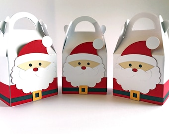 3d christmas gift boxes with bow party favor & goody bolsas & paper goody bolsas