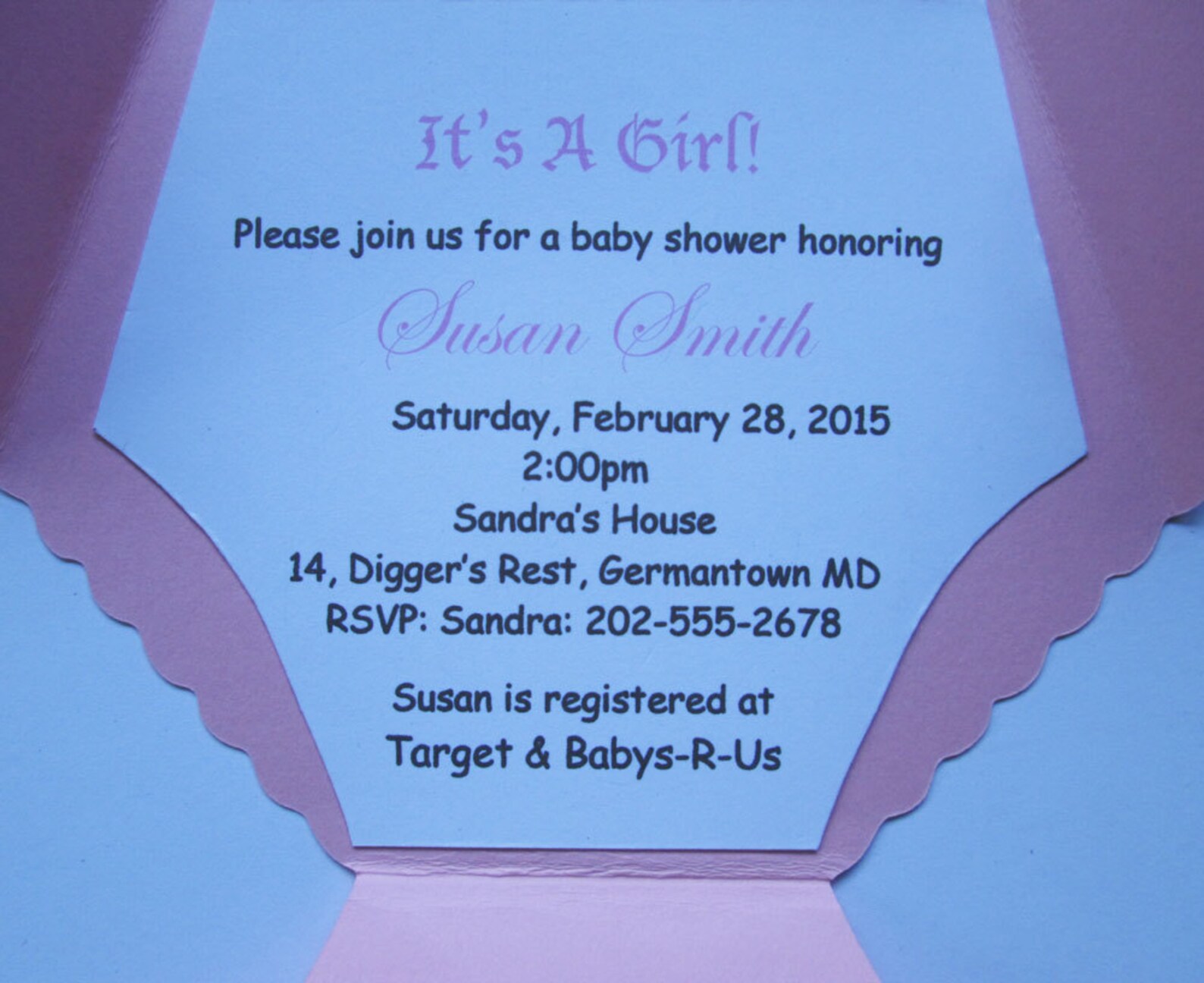 10 Girl Baby Shower Invitations Pink Baby Shower Invites Etsy