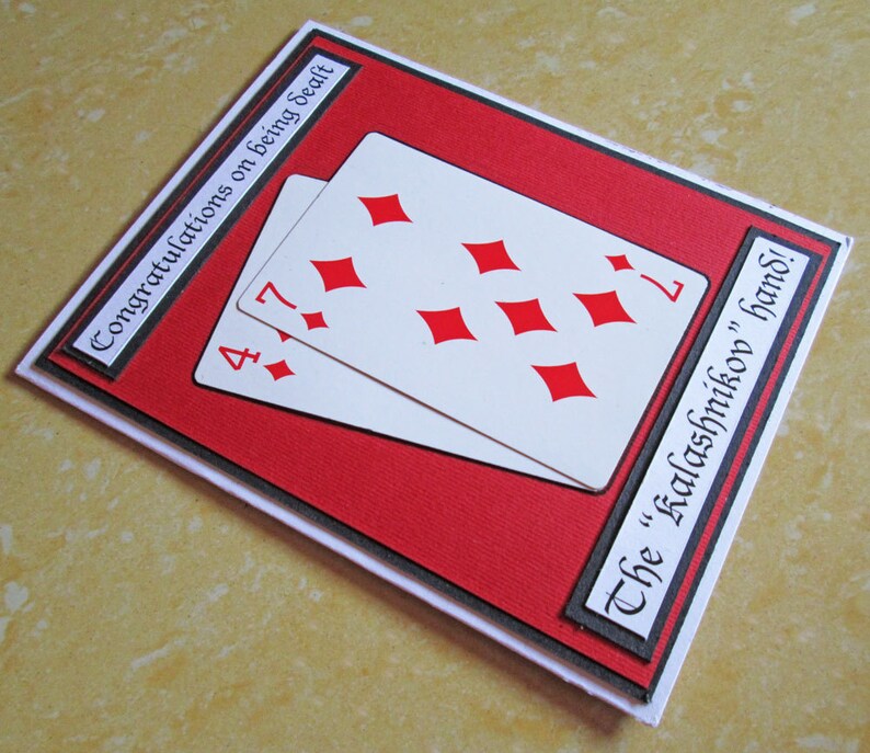 Casino Birthday Card Poker Birthday Card 21st Birthday Card | Etsy