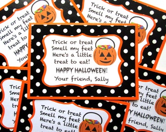 Halloween Treat Bags, Halloween Trick or Treat Bags, Halloweeen Bags, Halloween Bag Toppers, Halloween Favors, Halloween Candy Bags, Party