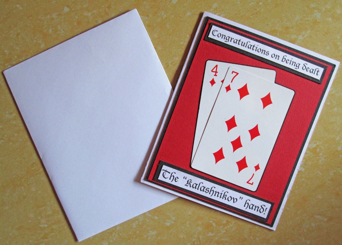 Casino Birthday Card Poker Birthday Card 21st Birthday Card | Etsy