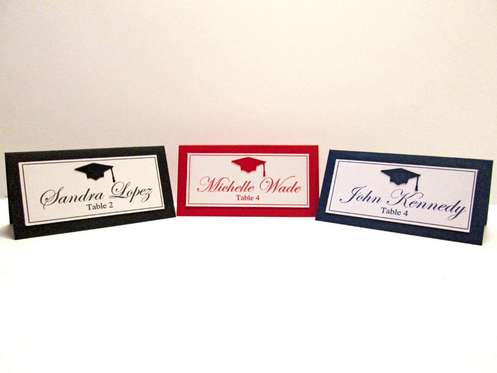 Graduation Place Cards Graduation Party Decorations High | Etsy