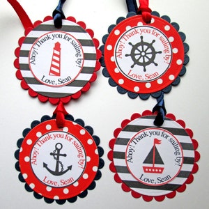 Etiquetas para presentes náuticos, decorações para festas náuticas, aniversário náutico, etiquetas para lembrancinhas náuticas, lembrancinhas com tema náutico, etiquetas de agradecimento personalizadas