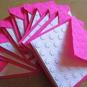 10er Blanko Mini Karten Set / Danksagungskarten / Briefpapier / Mini Karte / Hochzeit Geschenkanhänger / Lunch Box Notizzettel