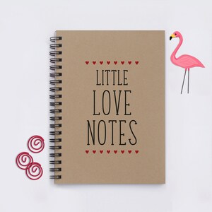 long distance relationship, going away gift, boyfriend, husband, gift, Little Love Notes, 5"x7" Journal, notebook, memory book, scrapbook