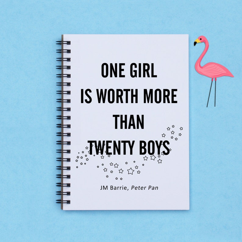 Peter Pan citation One Girl Is Worth More Than Twenty Boys