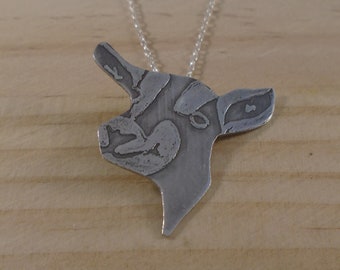 Sterling Silver Goat Necklace