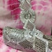 Designer Silver Sari Border / Trim (Price Per Yard)