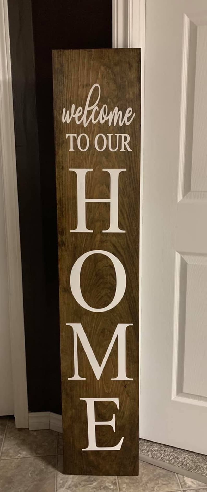 to Our Home Porch Sign SVG Etsy