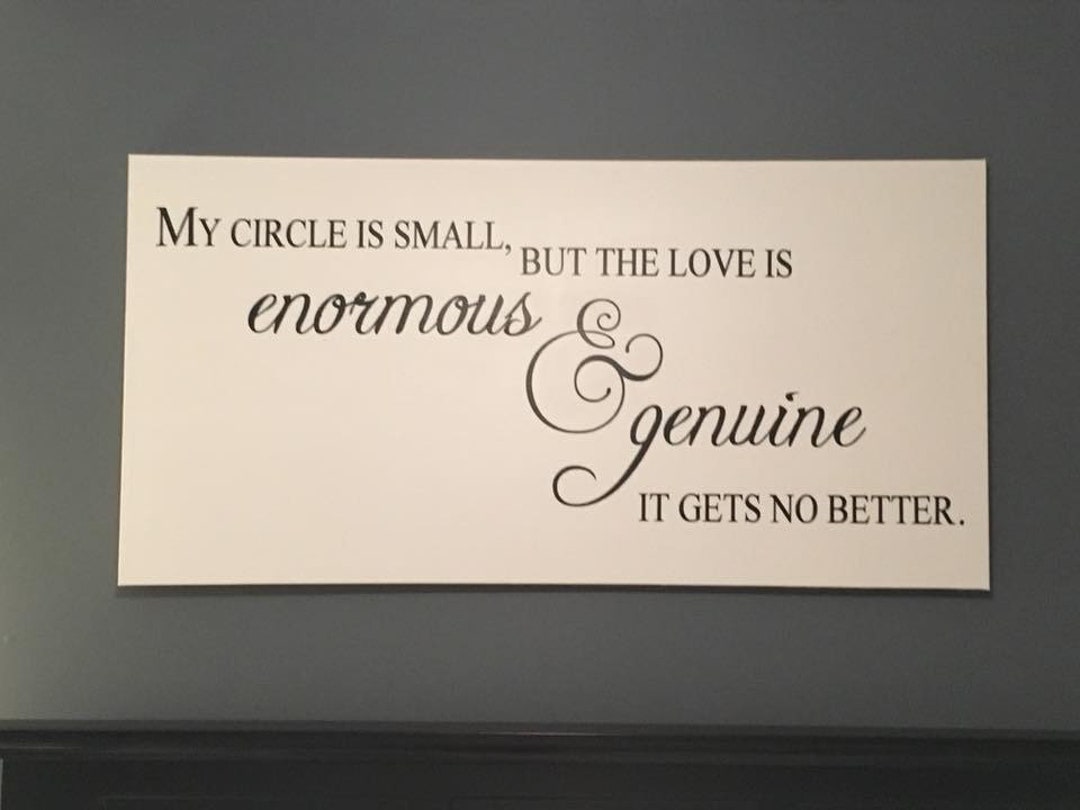 My Circle is Small SVG Etsy