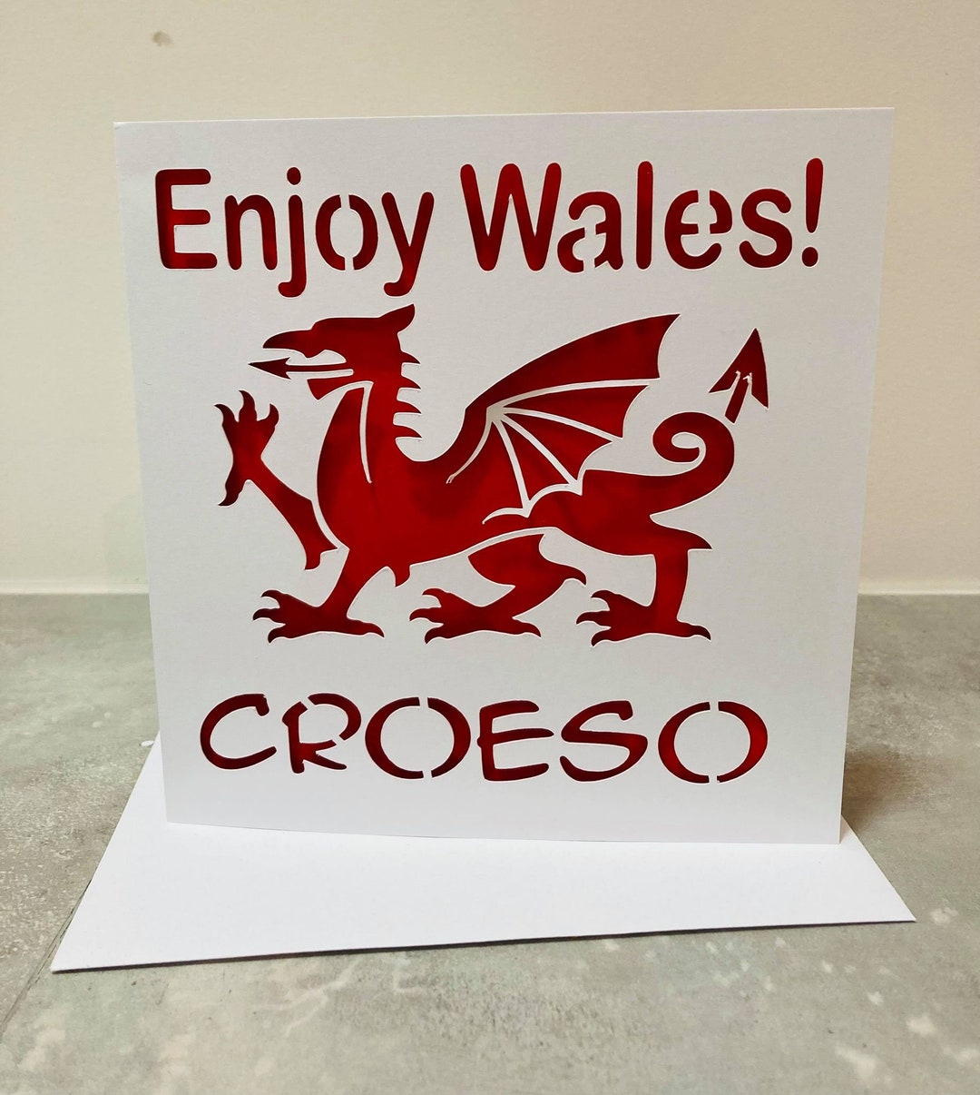 Wales Card New Home Card Moving to Wales Emigrating Welsh Etsy UK
