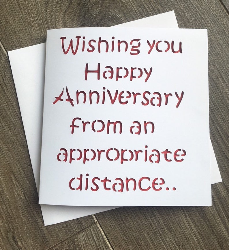 Funny anniversary card card for parents card for husband Etsy